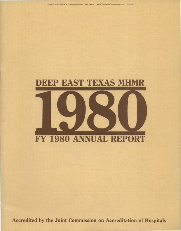 The Deep East Texas MHMR